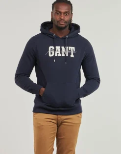 Gant - ARCH SCRIPT HOODIE< Sweats & Polaires