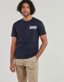 Gant T-shirts & Polos^- ARCH SCRIPT SS T-SHIRT