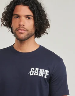 Gant T-shirts & Polos^- ARCH SCRIPT SS T-SHIRT