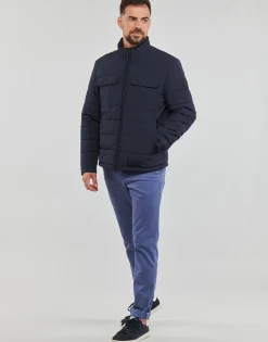 Gant - CHANNEL QUILTED JACKET Marine Best