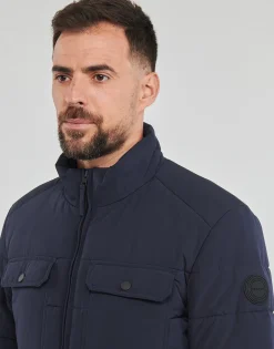 Gant - CHANNEL QUILTED JACKET Marine Best
