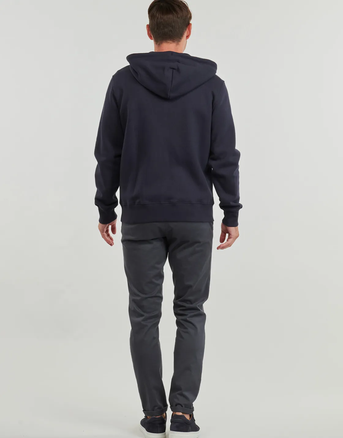 Gant Sweats & Polaires^- EMBOSSED FULL-ZIP HOODIE