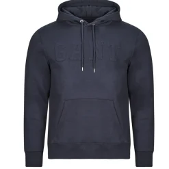 Gant Sweats & Polaires^- EMBOSSED SWEAT HOODIE