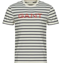 Gant T-shirts & Polos^- GRAPHIC STRIPED SS T-SHIRT