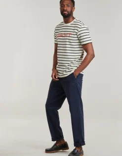 Gant T-shirts & Polos^- GRAPHIC STRIPED SS T-SHIRT