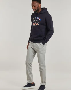 Gant - GRAPHIC SWEAT HOODIE Marine New