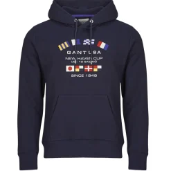 Gant - GRAPHIC SWEAT HOODIE Marine New