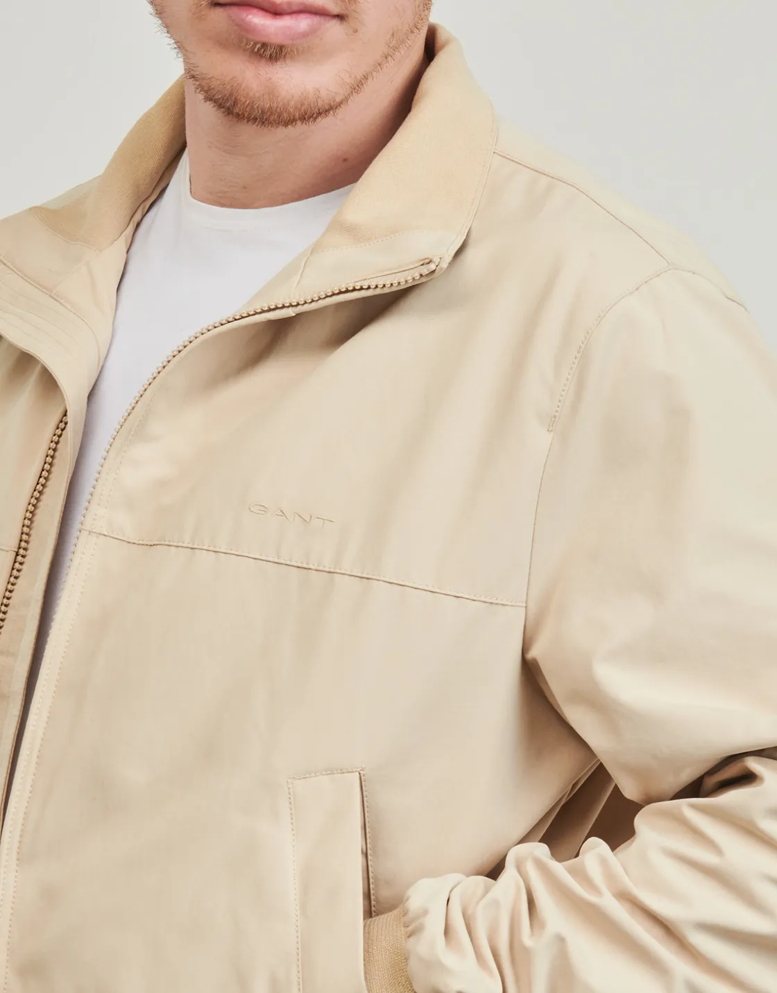 Gant - LIGHT HAMPSHIRE JACKET Beige Hot