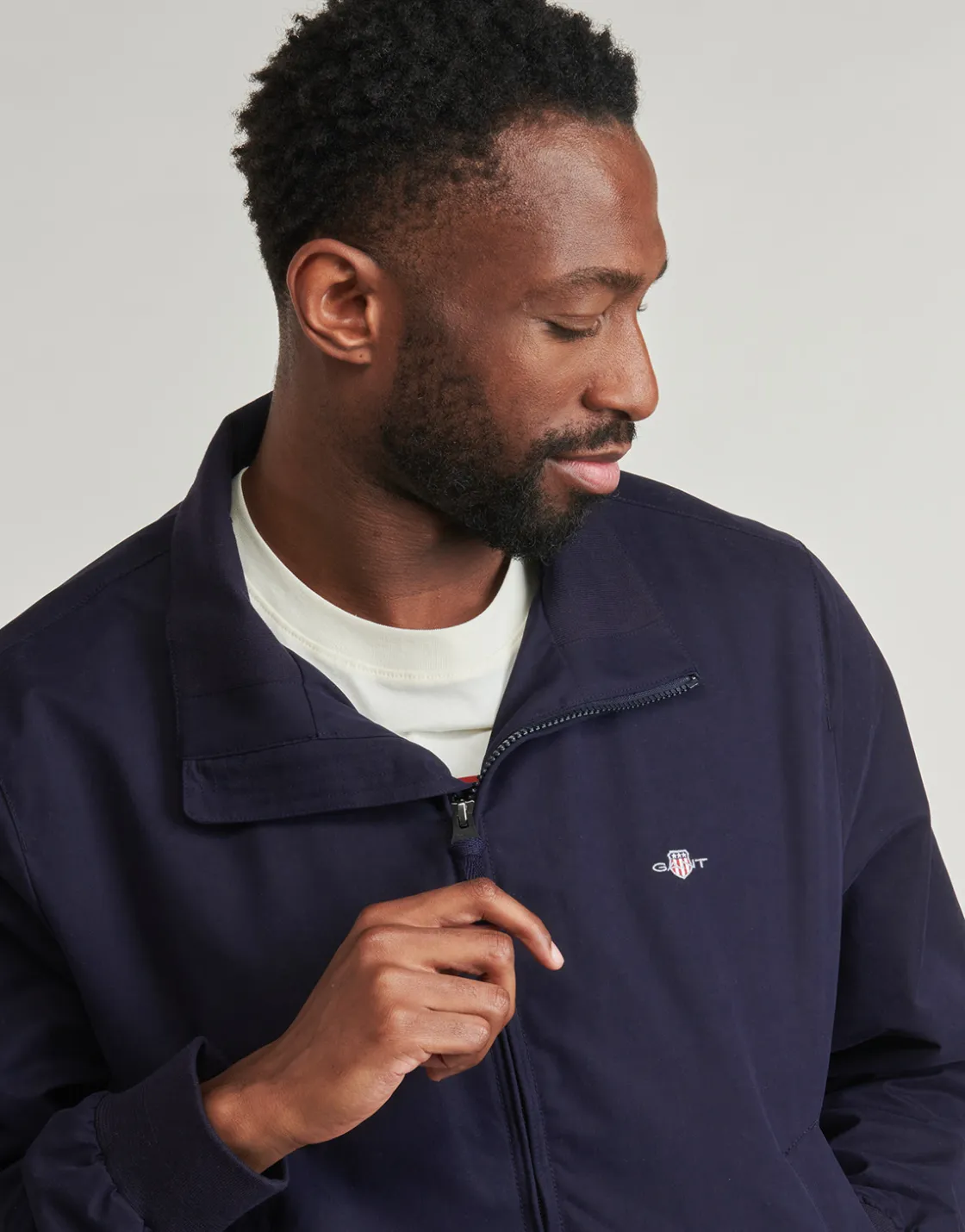Gant Vestes^- LIGHTWEIGHT HAMPSHIRE JACKET