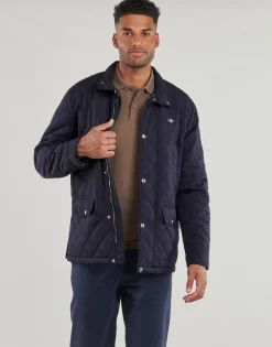 Gant Vestes^- QUILTED WINDCHEATER MID JACKET