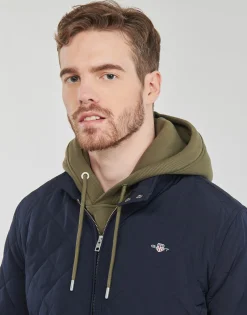Gant - QUILTED WINDCHEATER Marine Discount