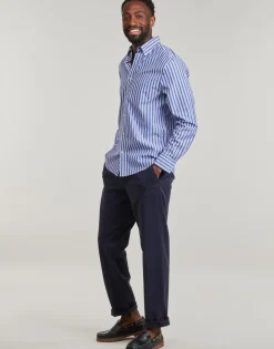 Gant Chemises^- REG CLASSIC POPLIN STRIPE SHIRT