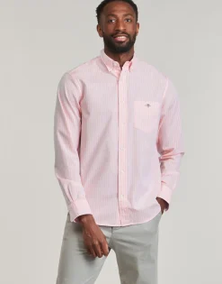 Gant - REG CLASSIC POPLIN STRIPE SHIRT< Chemises