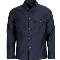 Gant Chemises^- REG COT/LINEN OVERSHIRT