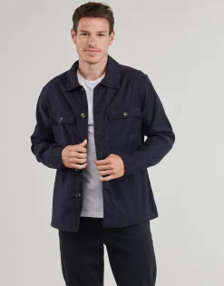 Gant Chemises^- REG COT/LINEN OVERSHIRT