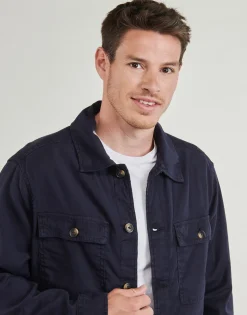 Gant Chemises^- REG COT/LINEN OVERSHIRT