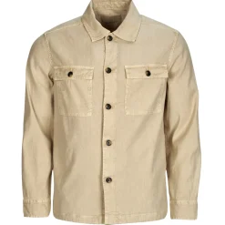 Gant - REG COT/LINEN OVERSHIRT Beige New