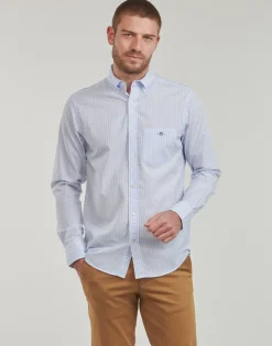Gant Chemises^- REG POPLIN STRIPE SHIRT