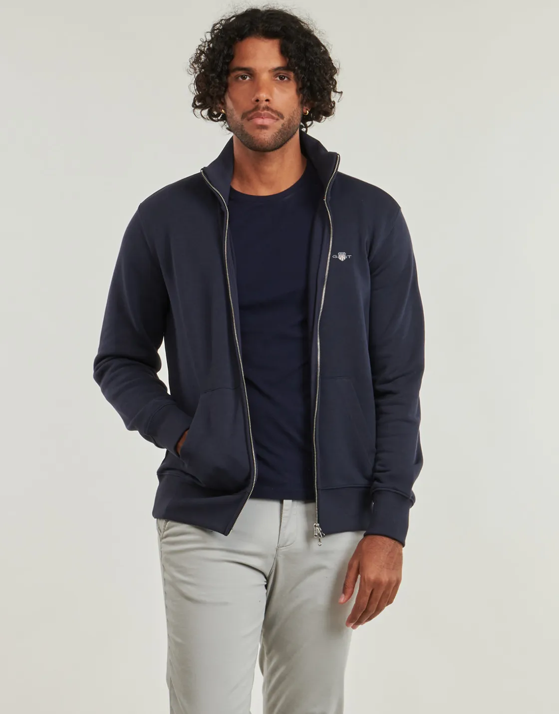 Gant - REG SHIELD FULL ZIP SWEAT< Sweats & Polaires