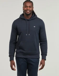 Gant - REG SHIELD HOODIE Marine Clearance