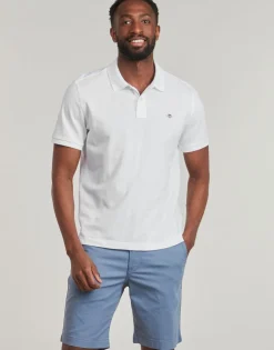 Gant - REG SHIELD SS PIQUE POLO Blanc