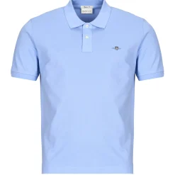 Gant - REG SHIELD SS PIQUE POLO Bleuciel Discount