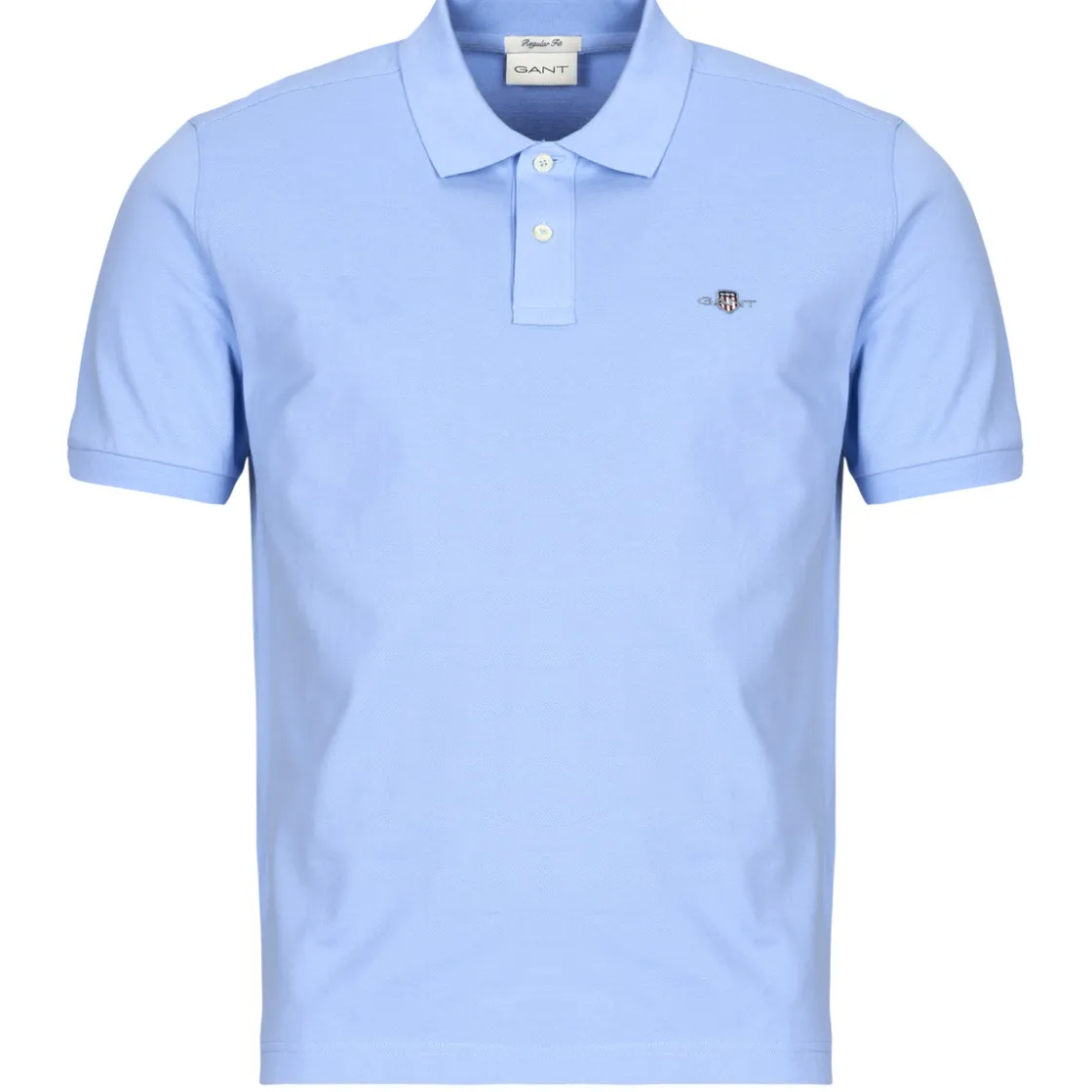 Gant - REG SHIELD SS PIQUE POLO Bleuciel Discount