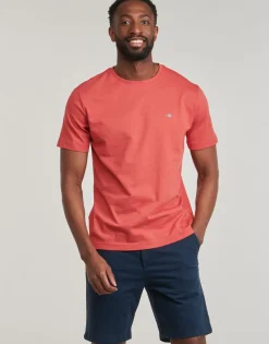 Gant T-shirts & Polos^- REG SHIELD SS T-SHIRT