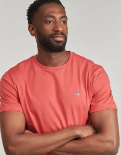 Gant T-shirts & Polos^- REG SHIELD SS T-SHIRT