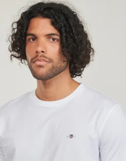Gant T-shirts & Polos^- REG SHIELD SS T-SHIRT