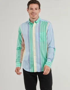 Gant Chemises^- REG VOILE MULTI STRIPE SHIRT