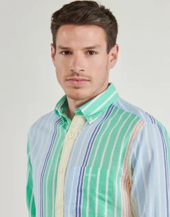 Gant Chemises^- REG VOILE MULTI STRIPE SHIRT