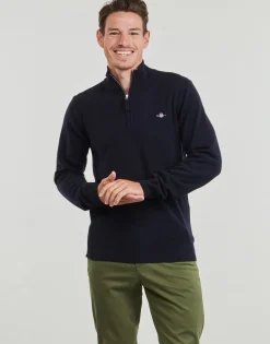 Gant Sweats & Polaires^- SUPERFINE LAMBSWOOL HALF ZIP