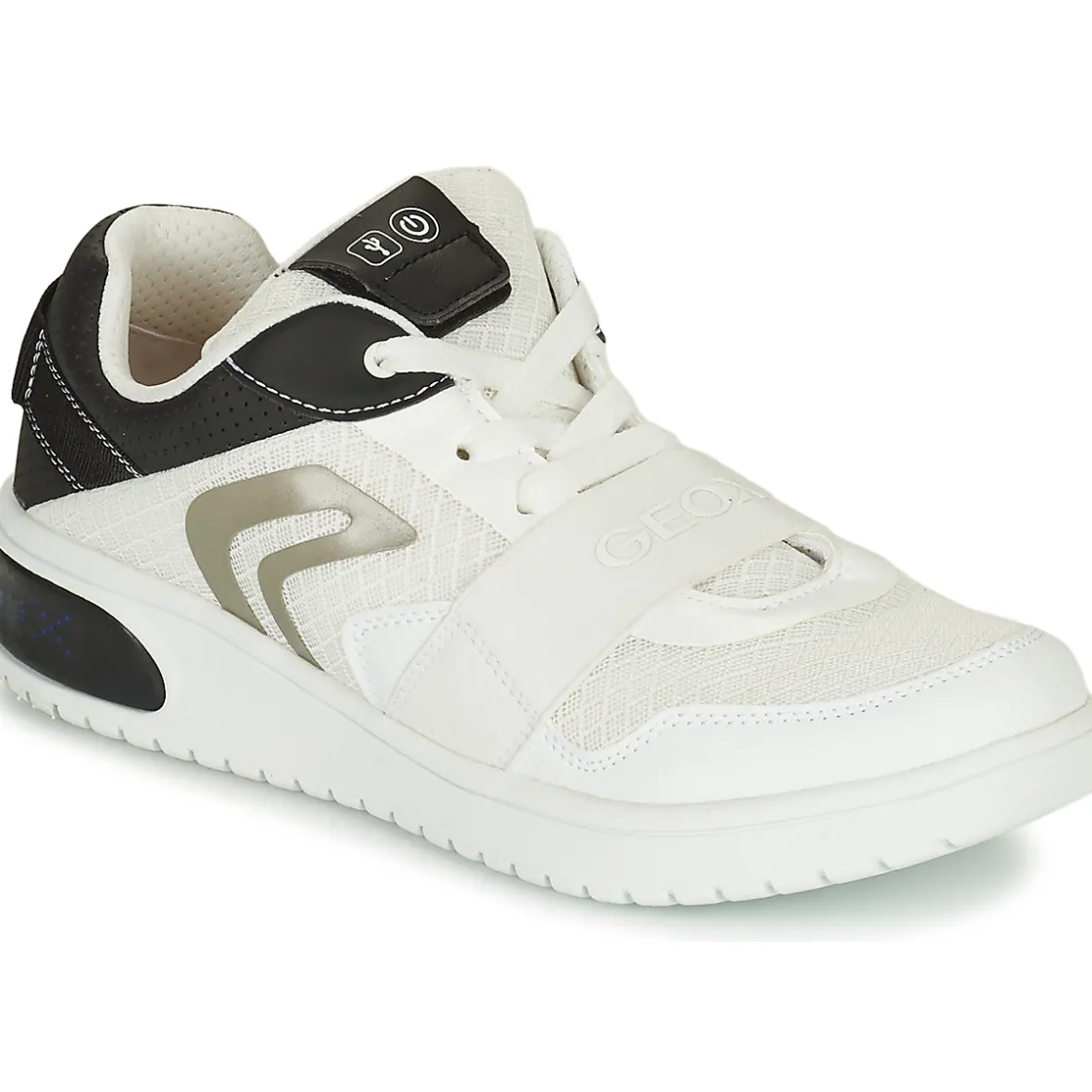 Geox - J XLED B. B - MESH+GEOBUCK< Baskets Mode
