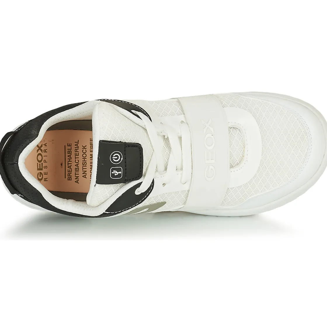 Geox - J XLED B. B - MESH+GEOBUCK< Baskets Mode