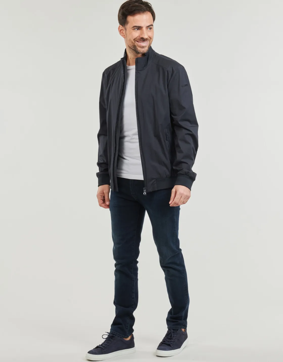Geox - M EOLO BOMBER STRETCH MIXED< Vestes