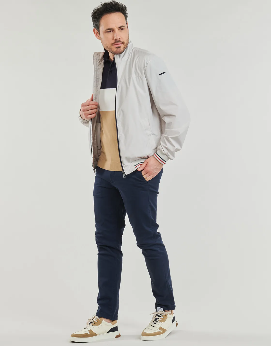 Geox - M JHARROD BOMBER Gris New