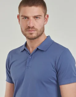 Geox - M POLO JERSEY Bleu Discount
