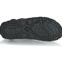 Geox - UOMO SANDAL STRADA Noir Clearance