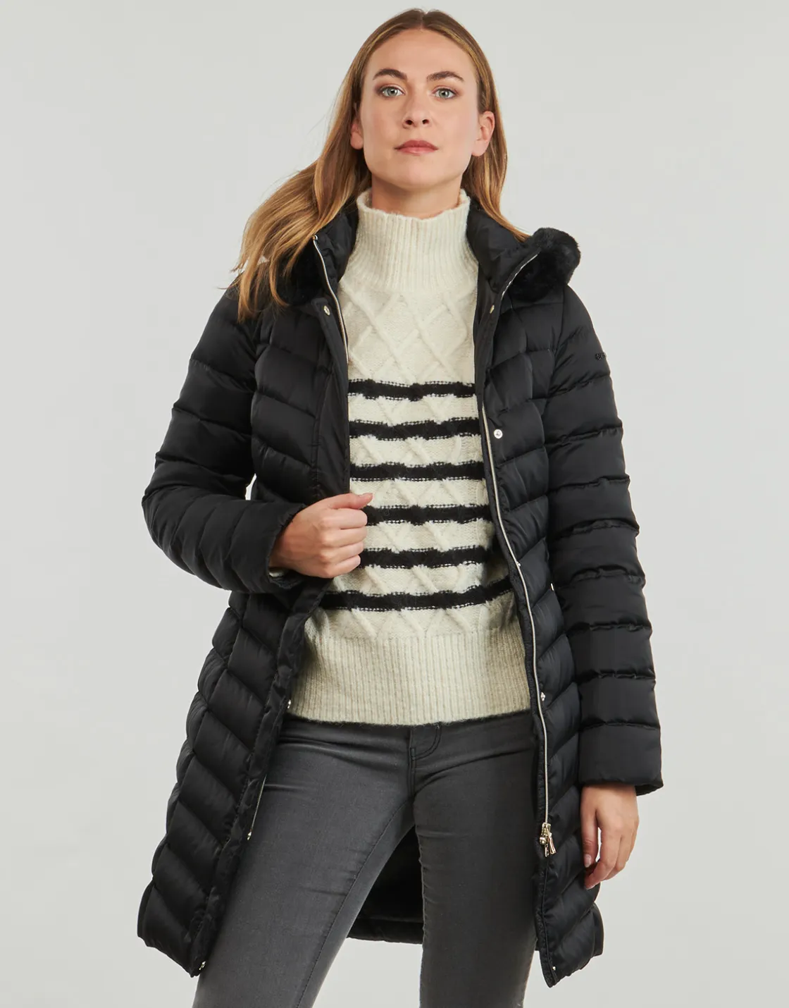 Geox Manteaux^- W BETTANIE LONG JKT