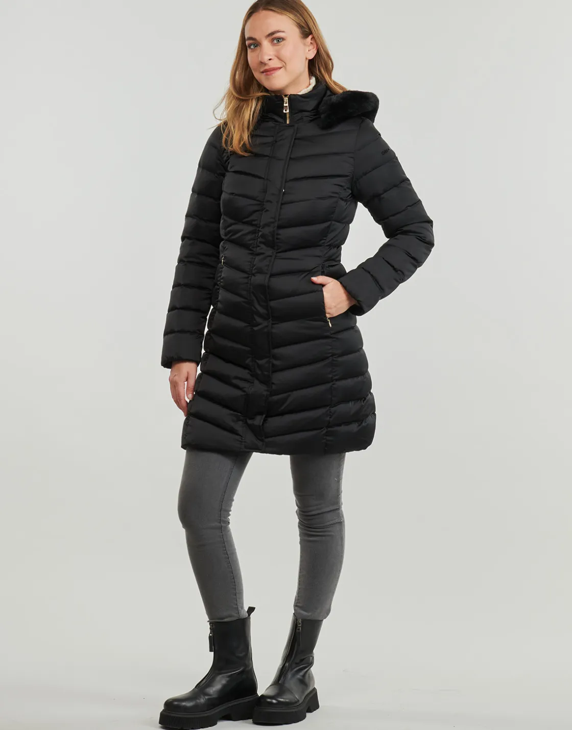 Geox Manteaux^- W BETTANIE LONG JKT