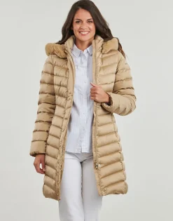 Geox - W BETTANIE LONG JKT Beige