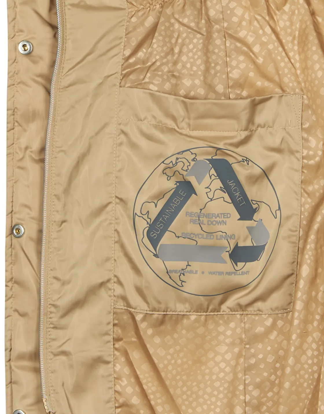 Geox - W BETTANIE LONG JKT Beige