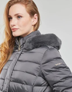 Geox - W BETTANIE LONG JKT< Manteaux