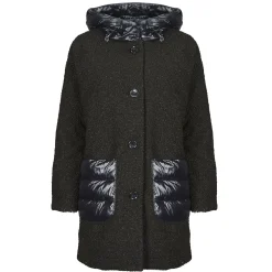 Geox - W CALITHE LONG COAT Noir Discount