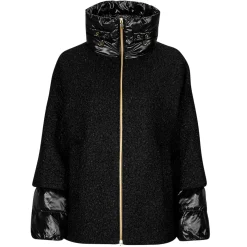 Geox - W CALITHE MID COAT Noir Discount