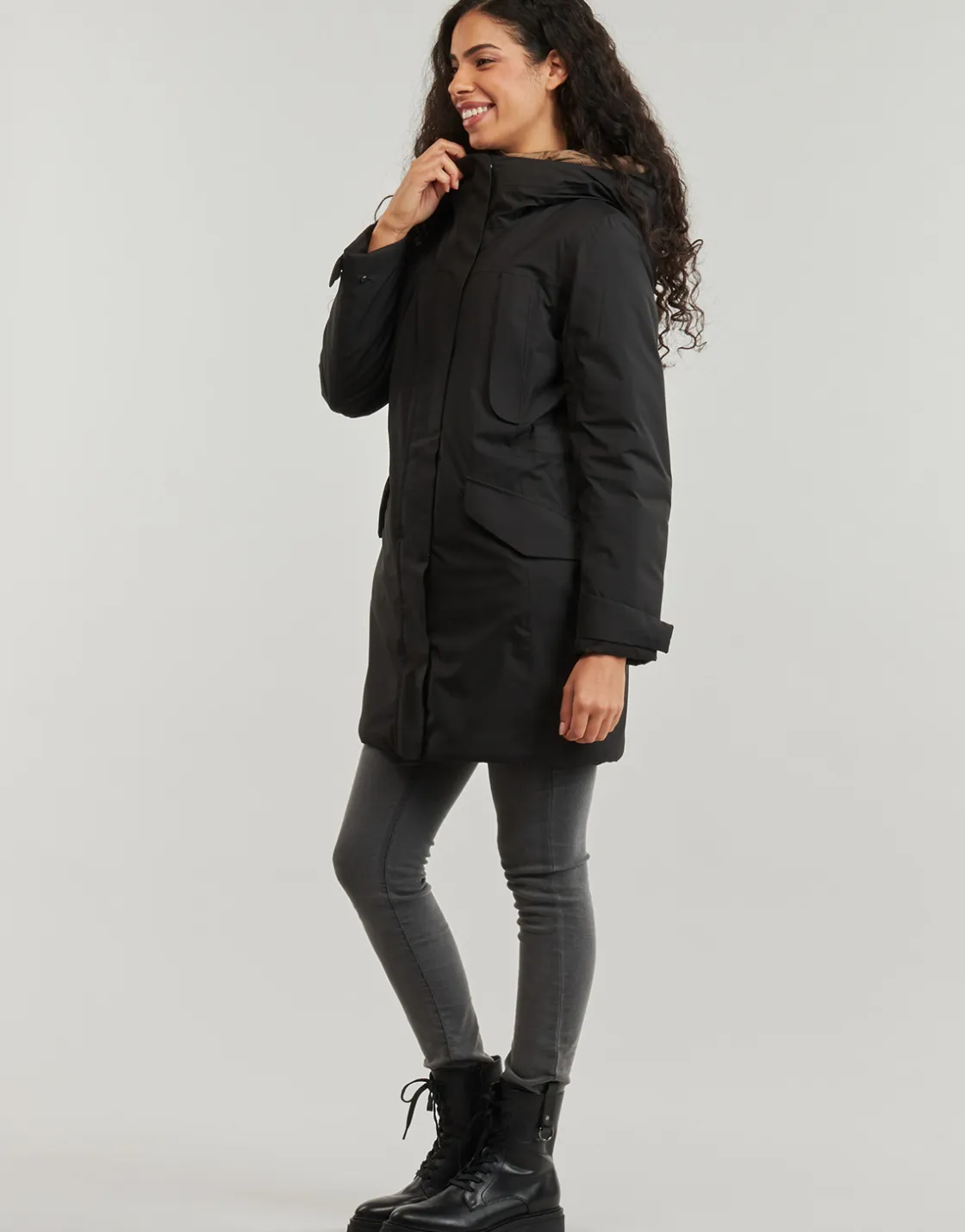 Geox - W FELICITY ABX LONG Noir Outlet