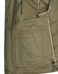 Geox - W ILDE PARKA Kaki Outlet