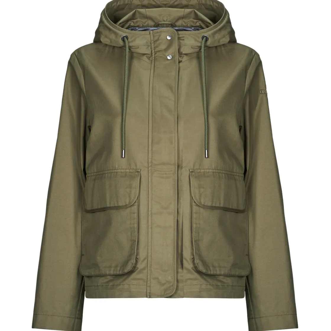 Geox - W ILDE PARKA Kaki Outlet