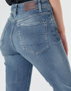 G-Star Raw - 3301 HIGH STRAIGHT 90'S ANKLE WMN Bleu Discount
